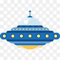 手绘卡通宇宙彩灯飞船矢量-空若网 手绘卡通宇宙彩灯飞船矢量-空若网