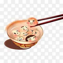 可爱表情汤圆-空若网 可爱表情汤圆-空若网