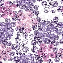 卡通手绘花纹底纹-空若网 卡通手绘花纹底纹-空若网