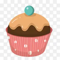 手绘卡通巧克力纸杯蛋糕-空若网 手绘卡通巧克力纸杯蛋糕-空若网