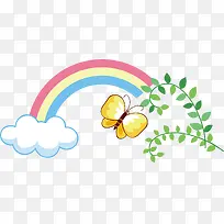 彩虹png矢量元素-空若网 彩虹png矢量元素-空若网