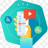 金融行业扁平矢量商务插画-空若网 金融行业扁平矢量商务插画-空若网