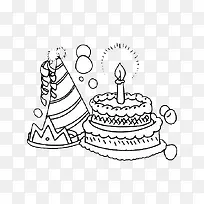 生日宴会的蛋糕-空若网 生日宴会的蛋糕-空若网