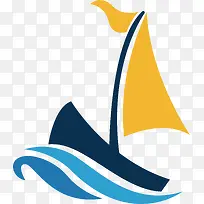 创意帆船标志设计-空若网 创意帆船标志设计-空若网