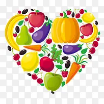 水果爱心-空若网 水果爱心-空若网