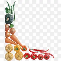 蔬菜平铺组合-空若网 蔬菜平铺组合-空若网