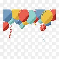 扁平气球birthday happy-空若网 扁平气球birthday happy-空若网