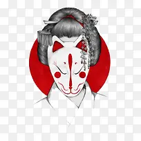 手绘面具-空若网 手绘面具-空若网