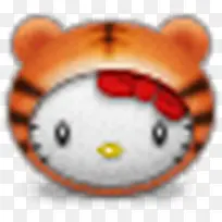 你好凯蒂老虎猫凯蒂猫保险杠图标-空若网 你好凯蒂老虎猫凯蒂猫保险杠图标-空若网