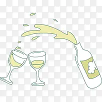 红酒与酒杯素材-空若网 红酒与酒杯素材-空若网