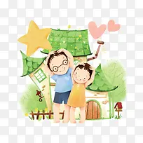 卡通爱心-空若网 卡通爱心-空若网