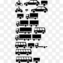 车辆轮廓剪贴画-空若网 车辆轮廓剪贴画-空若网