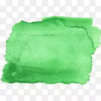蓝绿色水彩画笔画水彩画-空若网 蓝绿色水彩画笔画水彩画-空若网