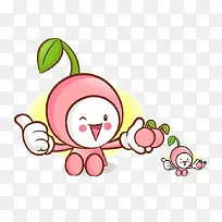 可爱的卡通樱桃-空若网 可爱的卡通樱桃-空若网