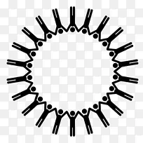 圆柱形手绘剪贴画手牵手-空若网 圆柱形手绘剪贴画手牵手-空若网