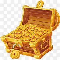 矢量一箱金子-空若网 矢量一箱金子-空若网