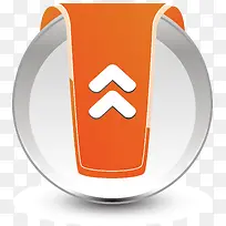 橙色目标按键矢量图-空若网 橙色目标按键矢量图-空若网