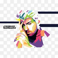 肖像人们面对生活方式矢量插画-空若网 肖像人们面对生活方式矢量插画-空若网