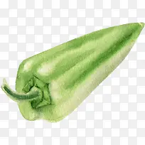 卡通手绘蔬菜装饰海报设计青椒-空若网 卡通手绘蔬菜装饰海报设计青椒-空若网