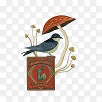 水彩小鸟绘画-空若网 水彩小鸟绘画-空若网