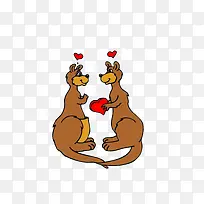 求爱的袋鼠-空若网 求爱的袋鼠-空若网