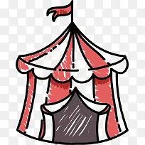 手绘帐篷-空若网 手绘帐篷-空若网