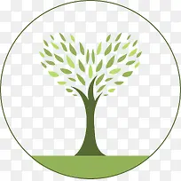 爱心拼图绿色大树-空若网 爱心拼图绿色大树-空若网