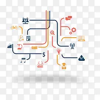 多彩线条图案-空若网 多彩线条图案-空若网