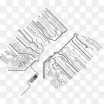 卡通电子元件线路-空若网 卡通电子元件线路-空若网