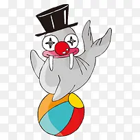 卡通海狮PNG下载-空若网 卡通海狮PNG下载-空若网