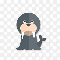 扁平化海狮PNG下载-空若网 扁平化海狮PNG下载-空若网