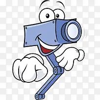 卡通摄像头插图-空若网 卡通摄像头插图-空若网