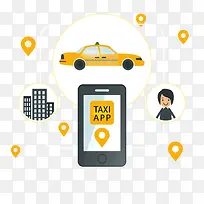 矢量滴滴打车-空若网 矢量滴滴打车-空若网