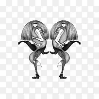 野人插画-空若网 野人插画-空若网