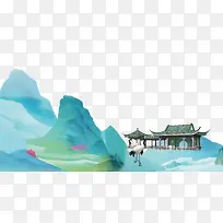 ��ɫ����ˮ�ʷ羰ͼ-������