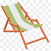 三角形矢量卡通沙滩椅-空若网 三角形矢量卡通沙滩椅-空若网