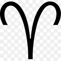 白羊座星座符号剪贴画-白羊座-空若网 白羊座星座符号剪贴画-白羊座-空若网
