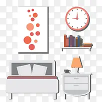 扁平化卧室室内设计-空若网 扁平化卧室室内设计-空若网