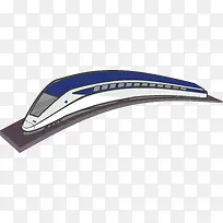 纯白色矢量玻璃列车-空若网 纯白色矢量玻璃列车-空若网