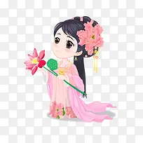 荷花娘娘-空若网 荷花娘娘-空若网