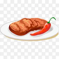 卡通餐厅牛排食物-空若网 卡通餐厅牛排食物-空若网