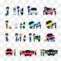 扁平化汽车修理工-空若网 扁平化汽车修理工-空若网