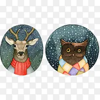 ˮ����¹��èͷӥ�廭�ز�-������