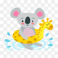 卡通可爱小动物装饰动物头像-空若网 卡通可爱小动物装饰动物头像-空若网