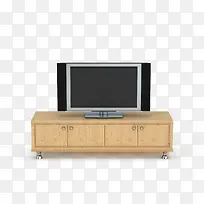 黑色电视棕色电视墙茶几电视柜-空若网 黑色电视棕色电视墙茶几电视柜-空若网
