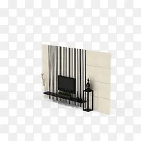 白色电视墙电视茶几电视柜-空若网 白色电视墙电视茶几电视柜-空若网