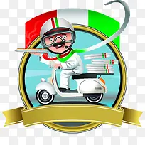 送披萨的外卖小哥-空若网 送披萨的外卖小哥-空若网