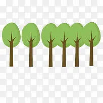 卡通春天小树-空若网 卡通春天小树-空若网