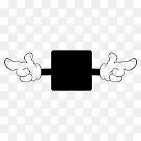 卡通手指指引-空若网 卡通手指指引-空若网