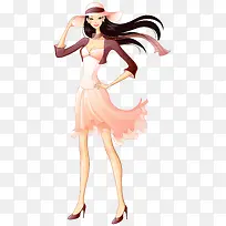 时尚女人矢量-空若网 时尚女人矢量-空若网